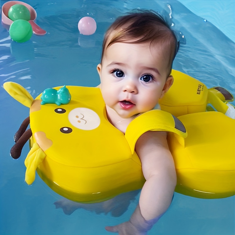 Flotteur de piscine pour siège de bébé arc-en-ciel