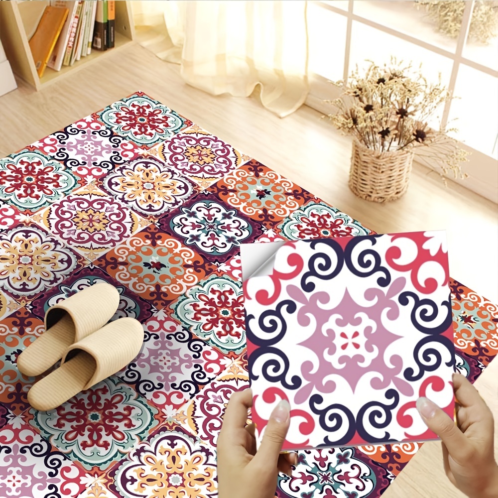 Boho Decorative Peel And Stick Tiles Self adhesive Removable - Temu