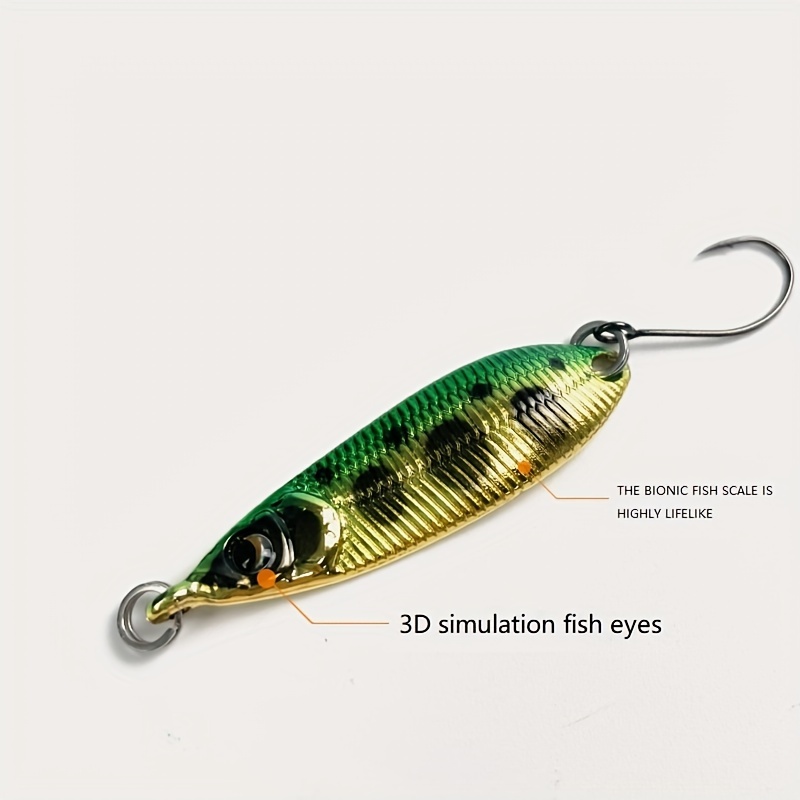 Sequins Spoon Fishing Lure Bionic Bait Silver Long Casting - Temu