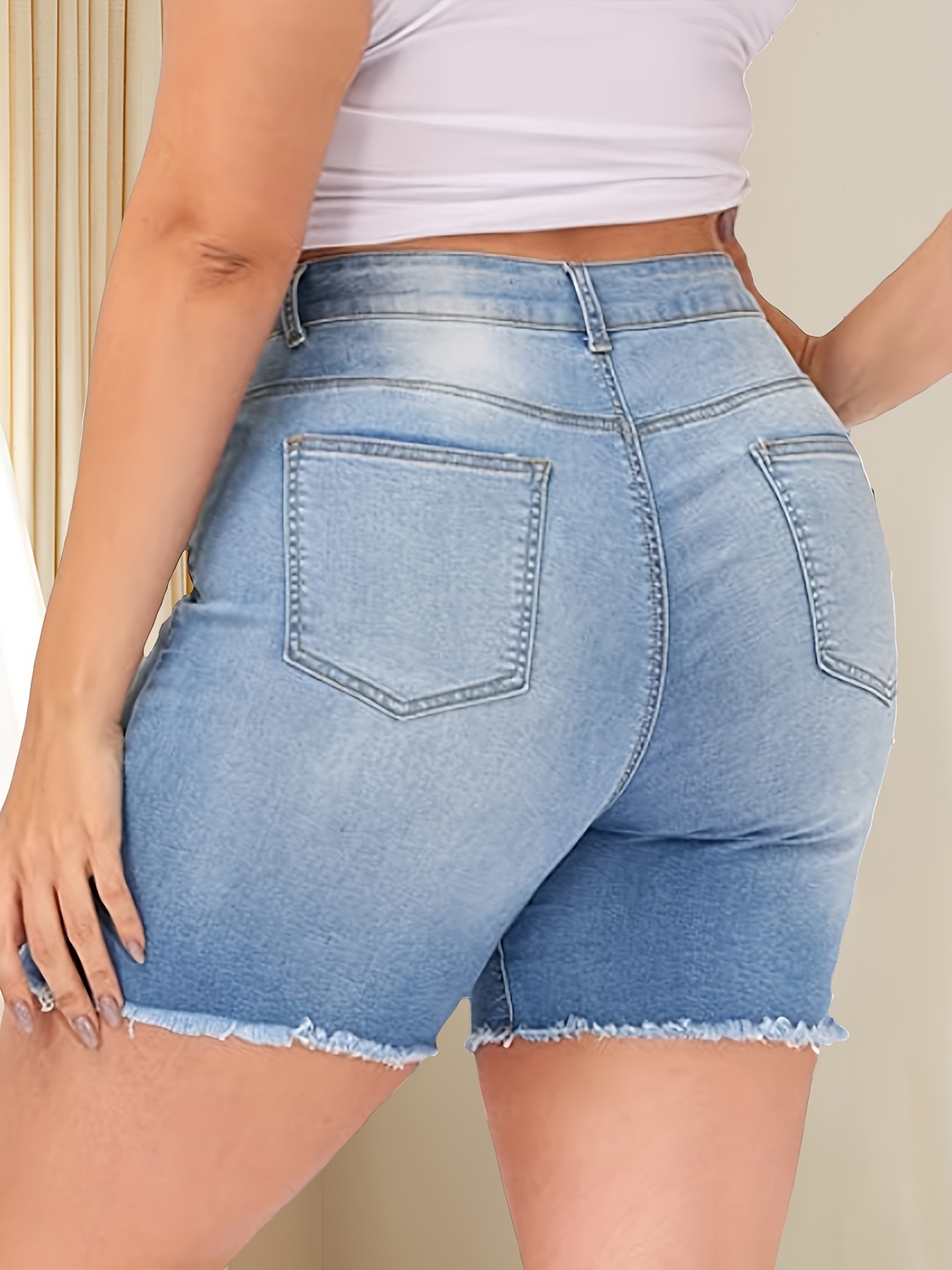 Short en jean cheap grande taille femme