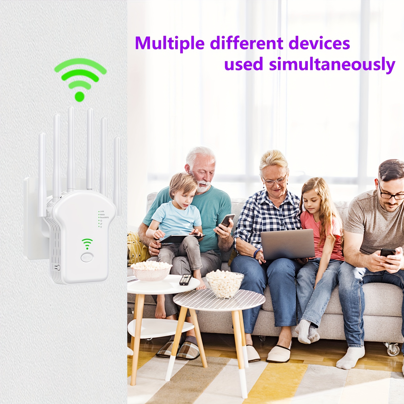 Urant U13wifi Extender Dual Band Wifi Enhancer Wifi Repeater - Temu