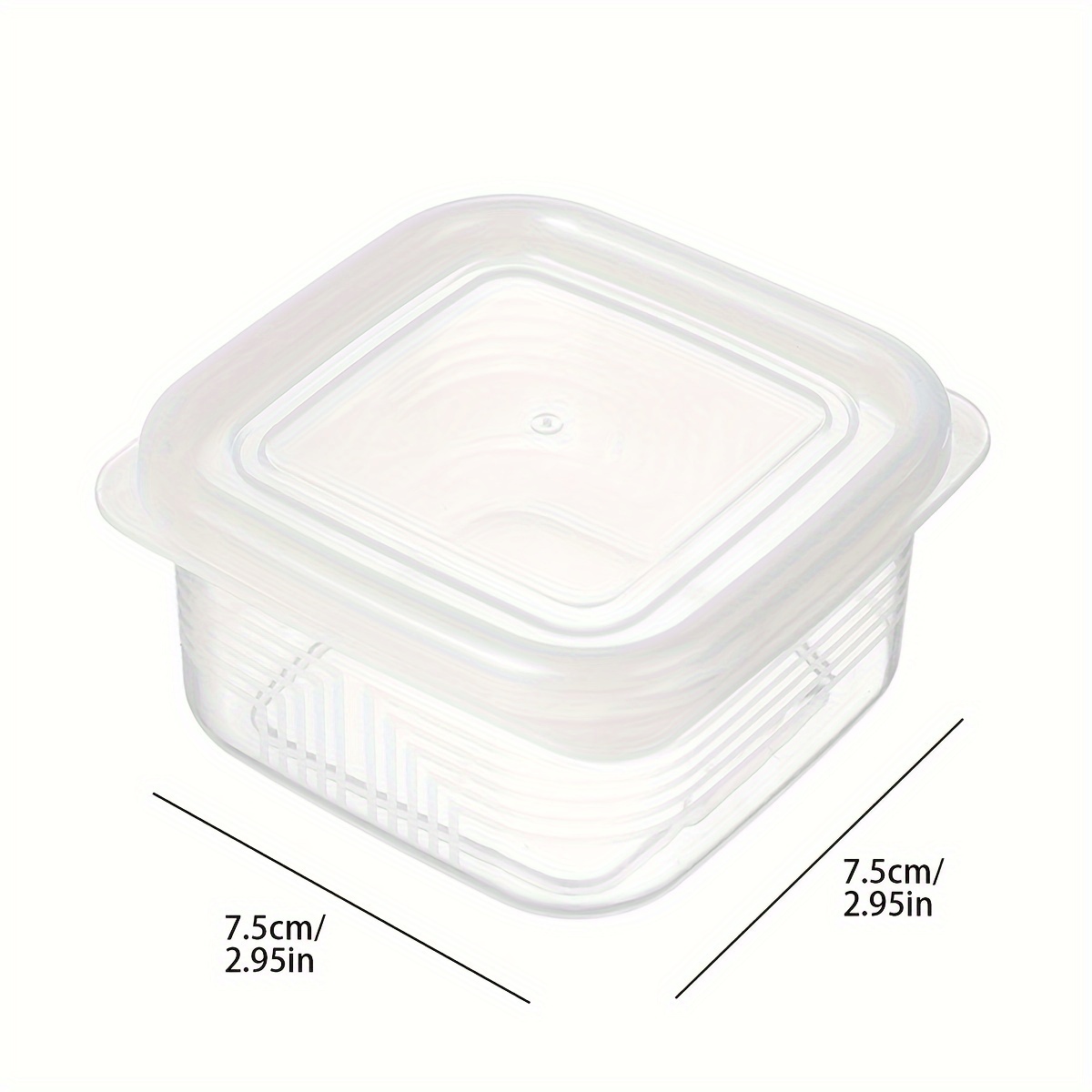 Single layer Fresh keeping Storage Box Refrigerator Cold - Temu