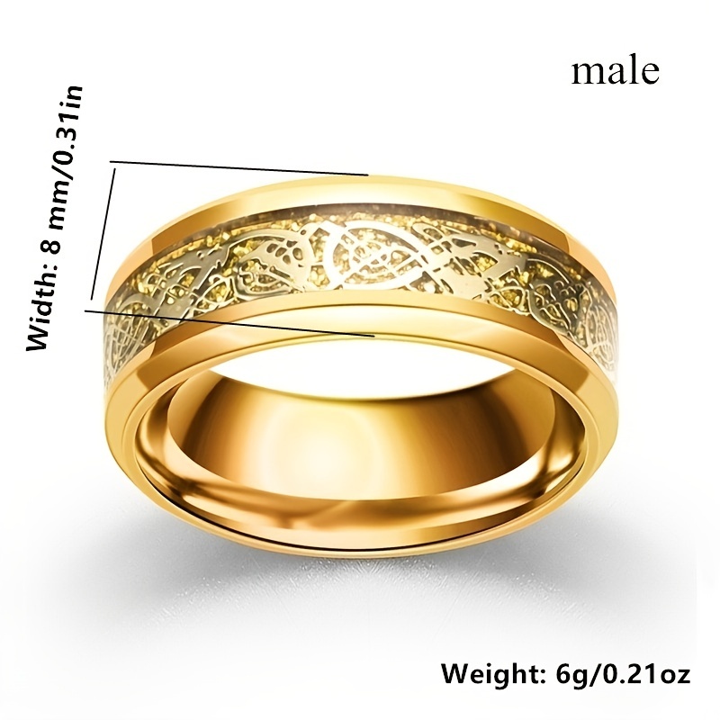 Men's Couples Crown Wedding Engagement Ring