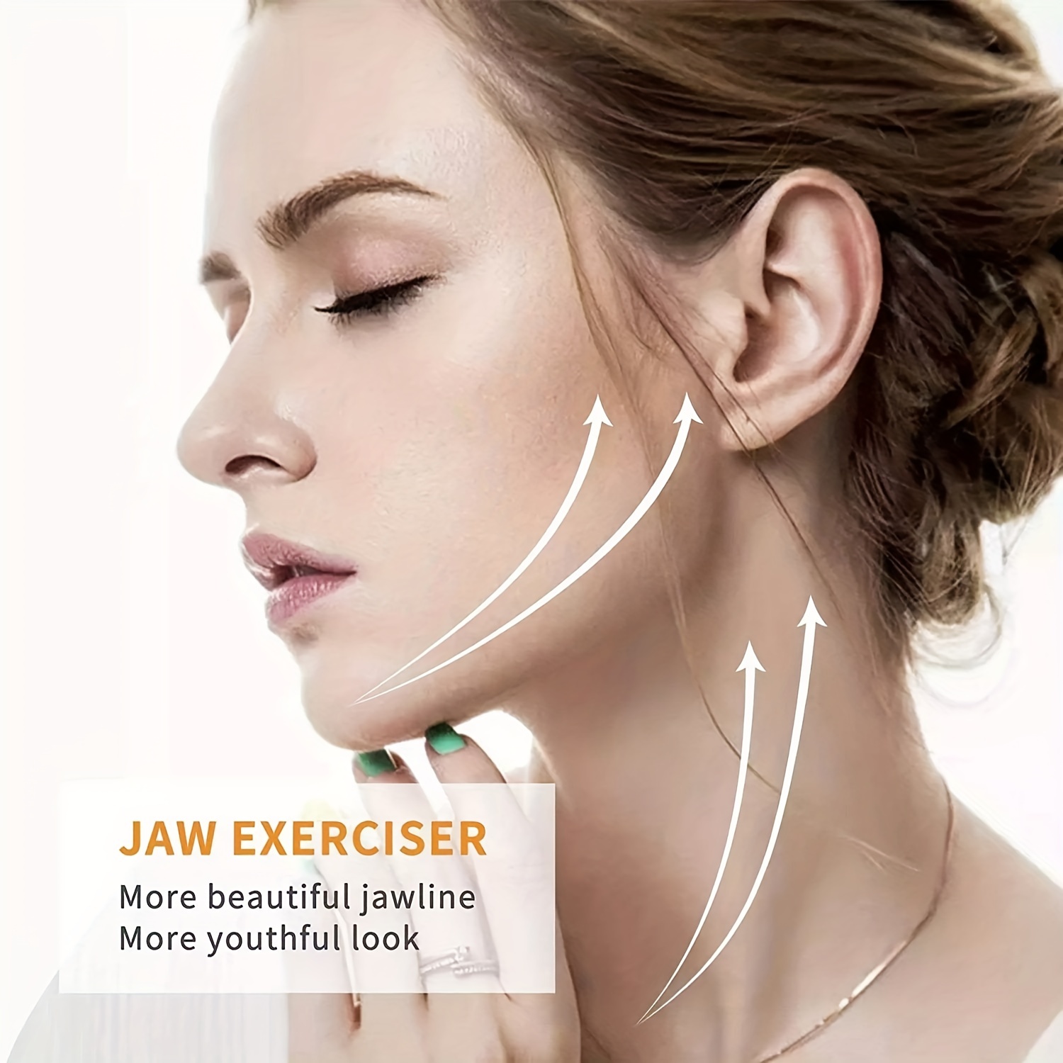Jaw Exerciser, Double Chin Reducer by Jawfit – Face and neck exerciser,  keep your Face Slim and composed, Redefine your age and jaw health 