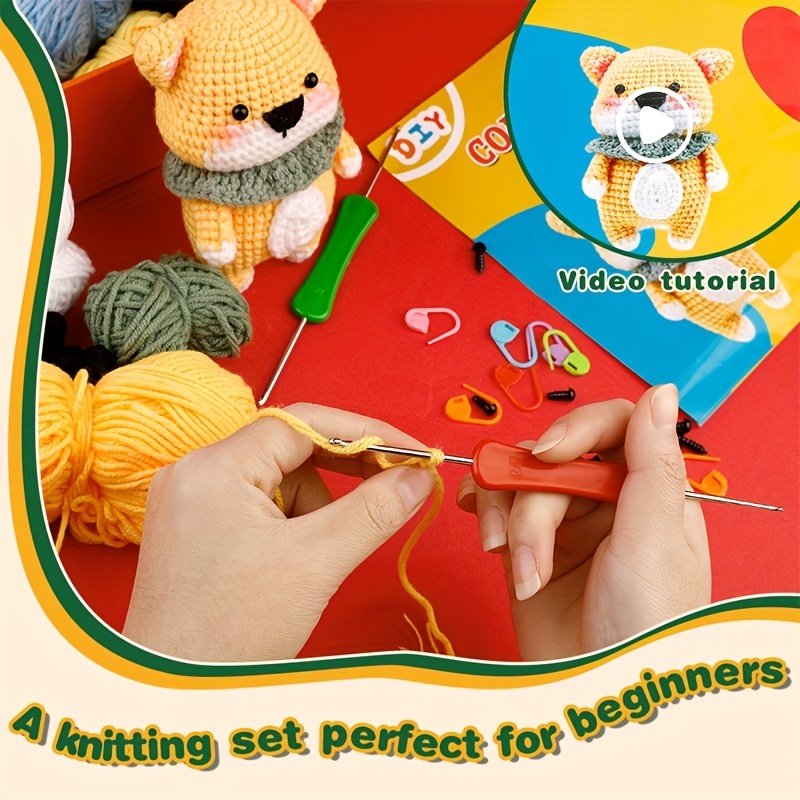 Kits D'animaux Au Crochet Kits Crochet Bricolage Pour Débutants