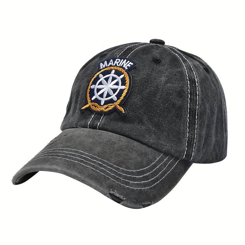 Sturdy Washed Baseball Cap Dad Hat Adjustable Retro Cap