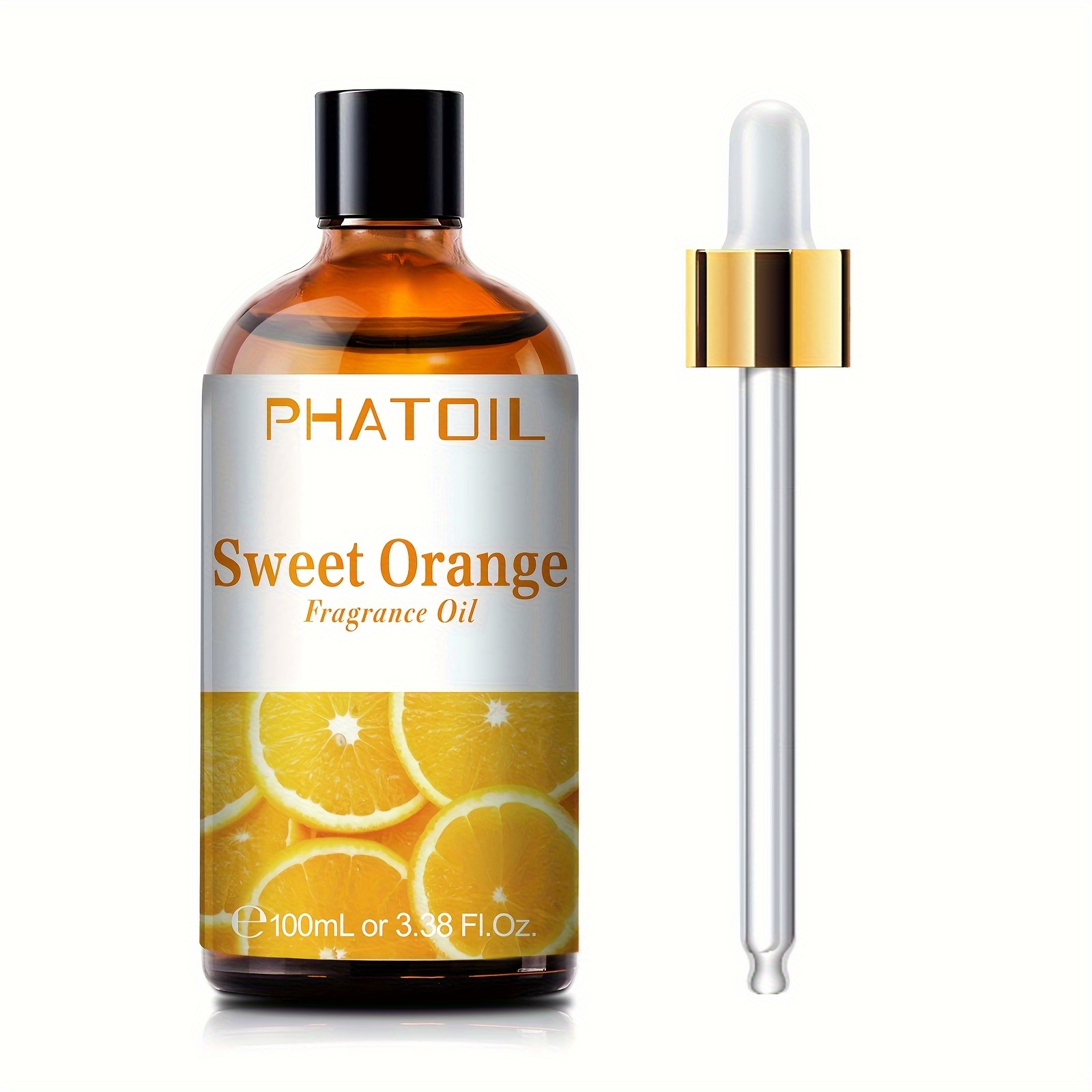 1pc Sweet Orange Fragrance Oils 100ML/3.38Fl.Oz,Fruity Fragrance Oils For  Scented Candle, Air Humidification, Aromatherapy Relaxation