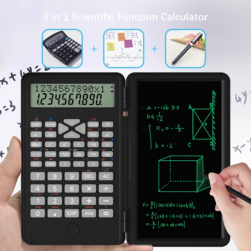 6 5 Inch Creative Lcd Writing Tablet With Calculator Digital - Temu