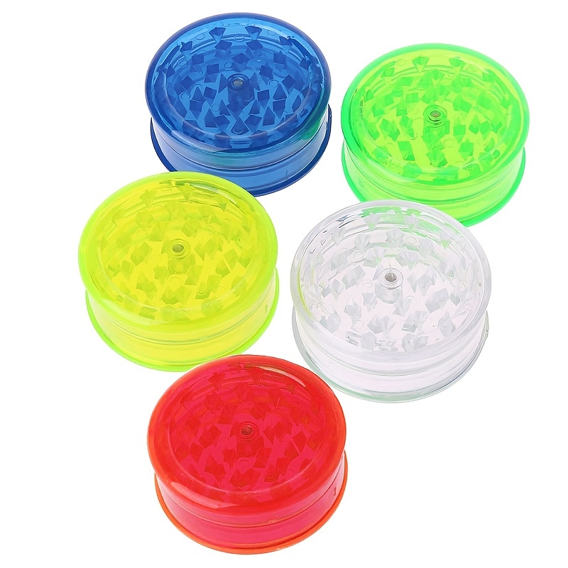 Round Shape Plastic Tobacco Grinder Herb Grinder Tobacco - Temu