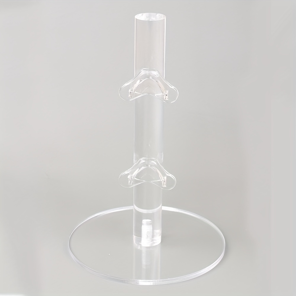Acrylic Glasses Stand Riser Display Stand 2 Layers Sunglasses Display Holder