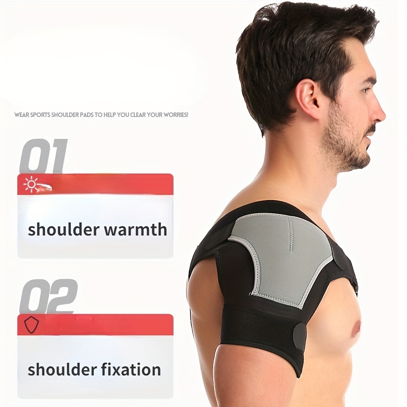 Men's Adjustable Shoulder Protector for Weightlifting