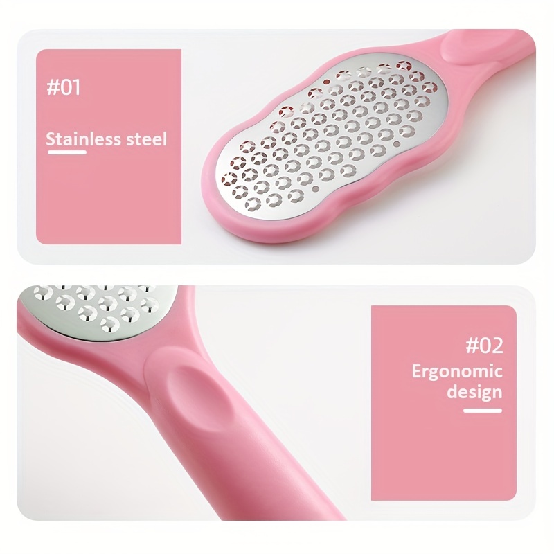 Pedicure Foot File Rasp Callus Stainless Steel Hard Dead Skin Removal Foot  Scraper Grinding Grater Scrubber Wet Dry Foot Care