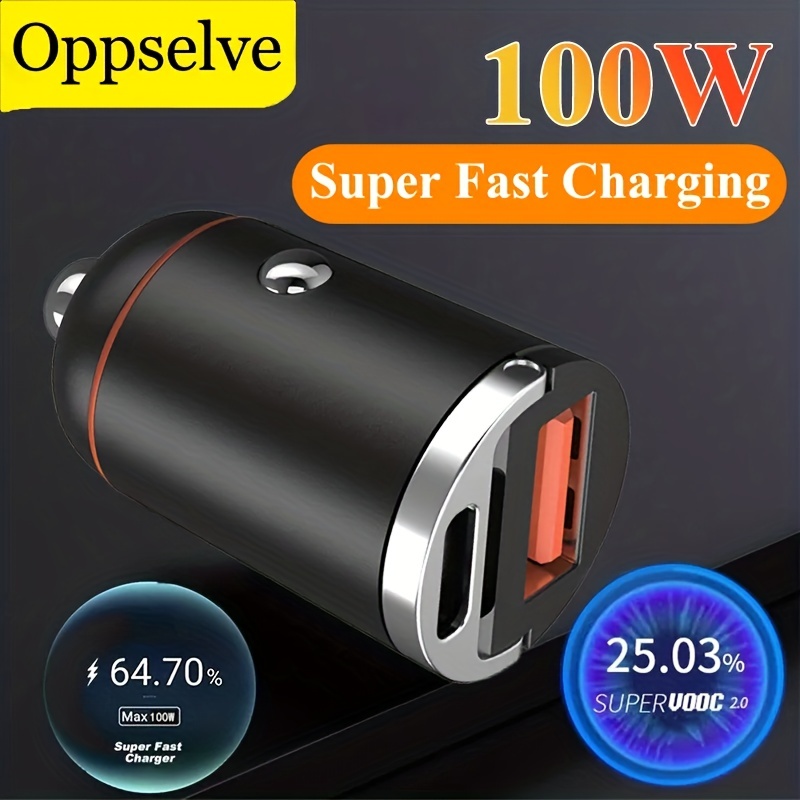 Usb C Car Charger 40w Pd 3.0 Compact Dual Ports