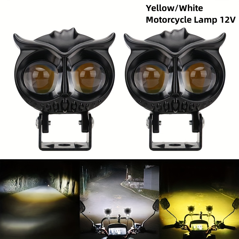 Motorrad-LED-Scheinwerfer, Roller, Nebelscheinwerfer, 6500 K, Weiß,  Motorrad-Arbeitsscheinwerfer
