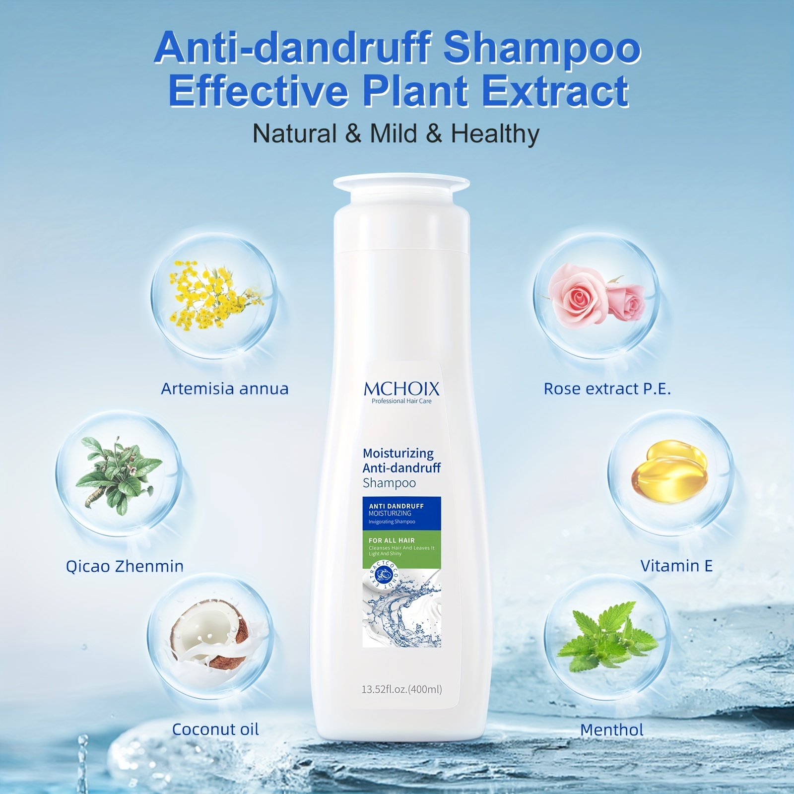 400 Fragrance Hair Shampoo for Dandruff Removal