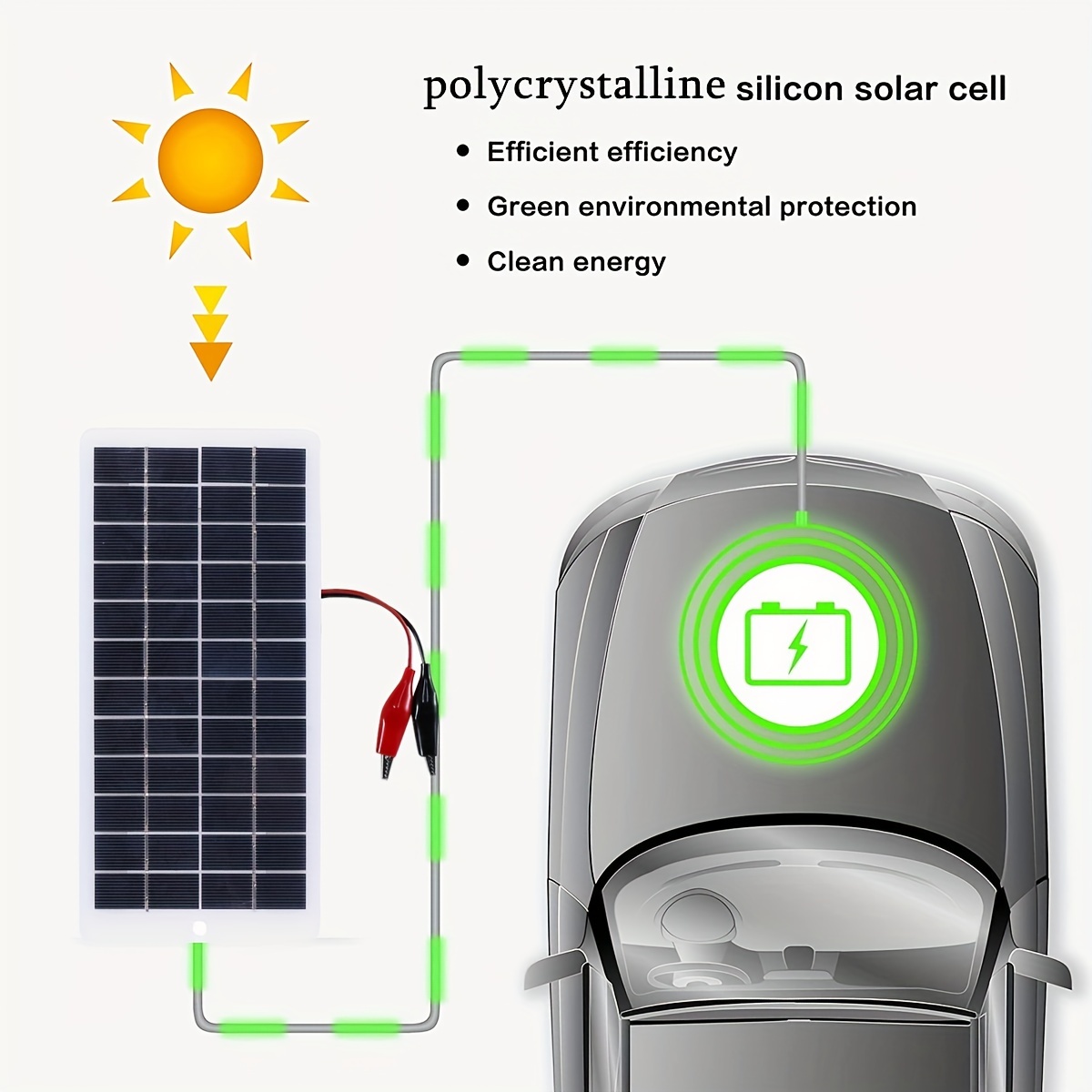 Power Anywhere: Portable Solar Panel Generator Jump Start - Temu United  Arab Emirates