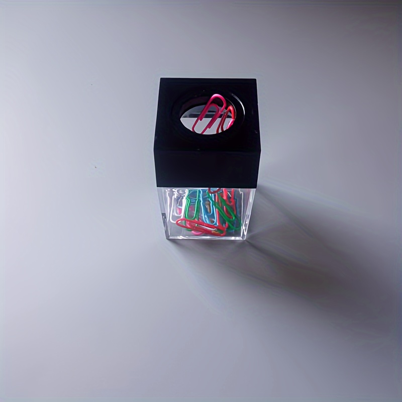 Color Magnetic Paper Clip Storage Box Magnetic - Temu