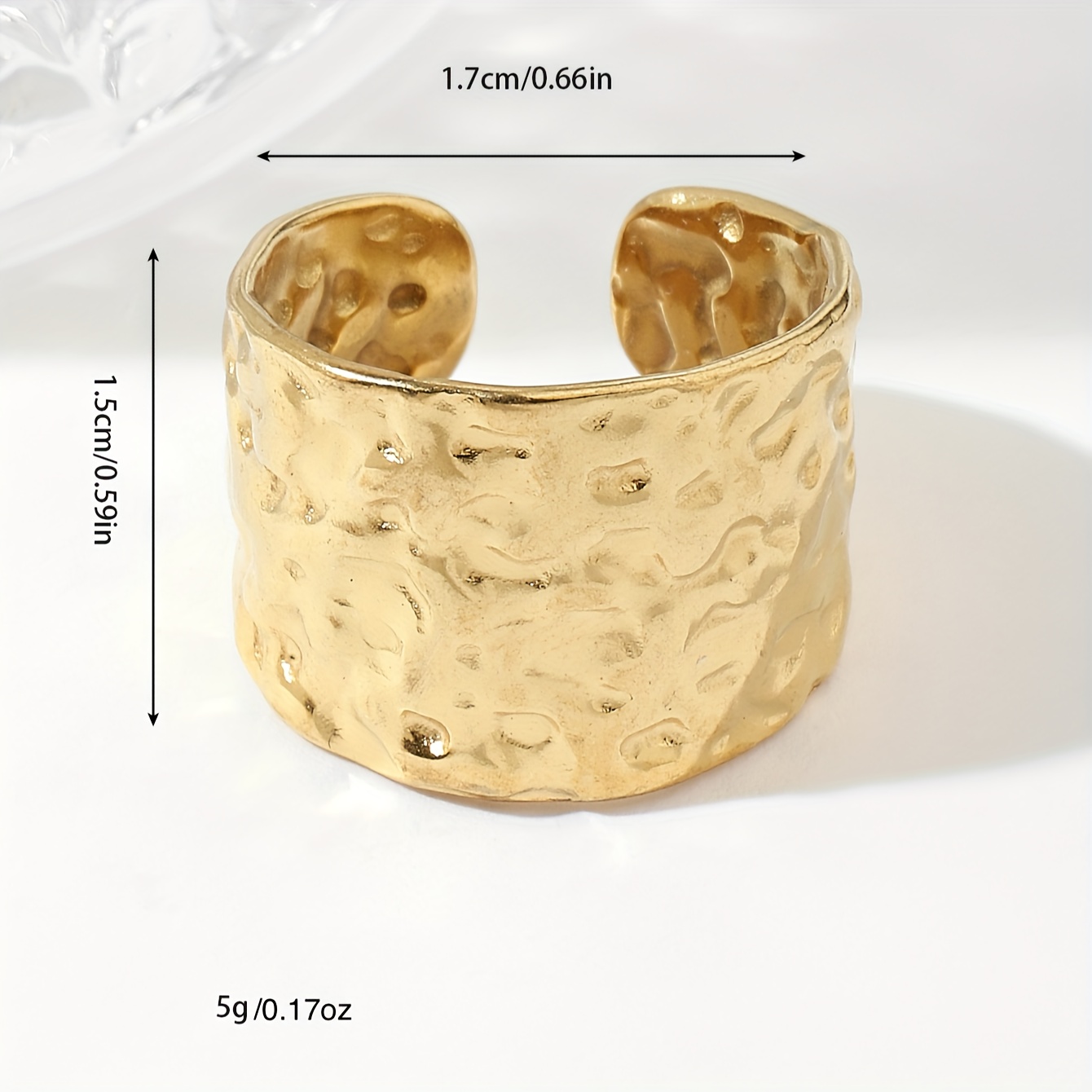 Adjustable Vintage Leopard Print Stainless Steel Ring