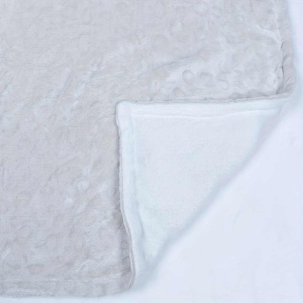 Double Layer Flannel Flower Baby Swaddle Blanket
