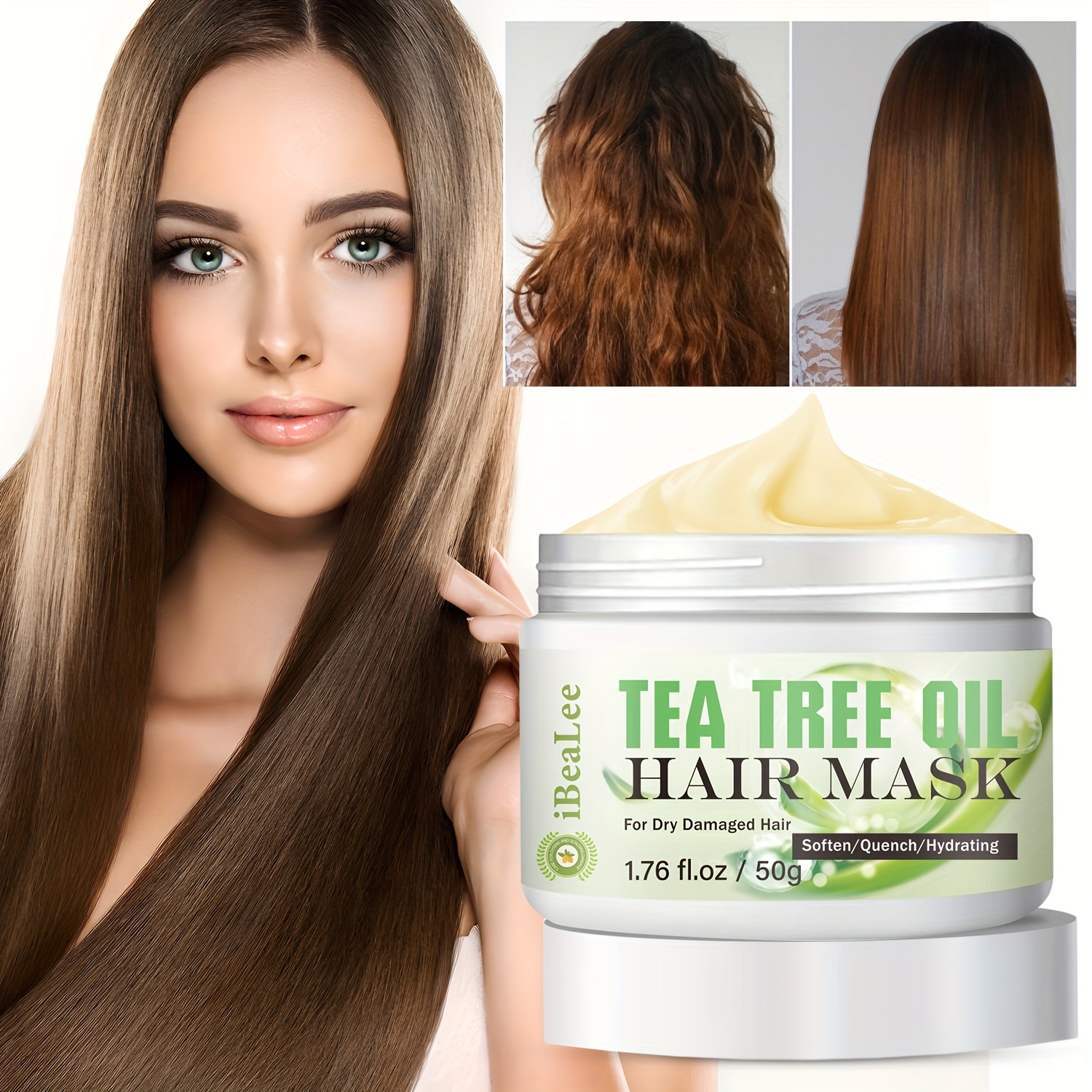 Tea Tree Hair Mask Deep Conditioner For Dry Damaged Hair