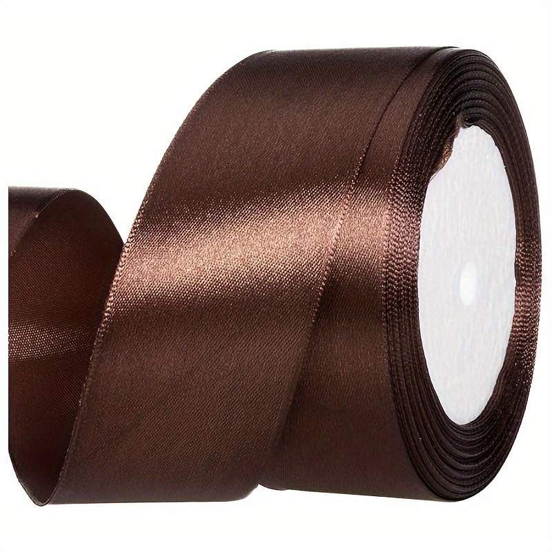 

1pc, Wide Satin Ribbon 22m × 5cm Is Very Suitable For Weddings, Handmade And Gift Packaging (brown) Suitable For Gift Packaging, Festivals, Decoration, Weddings, Handicrafts, Handmade , Etc