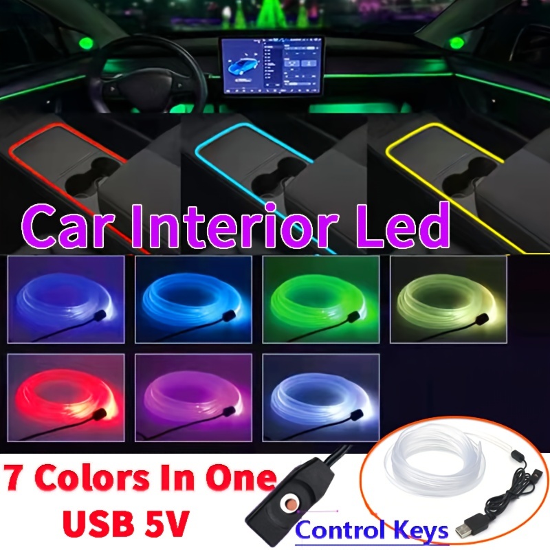 Mehr Farbige USB LED Auto Innen Beleuchtung Lampe AtmosphäRen