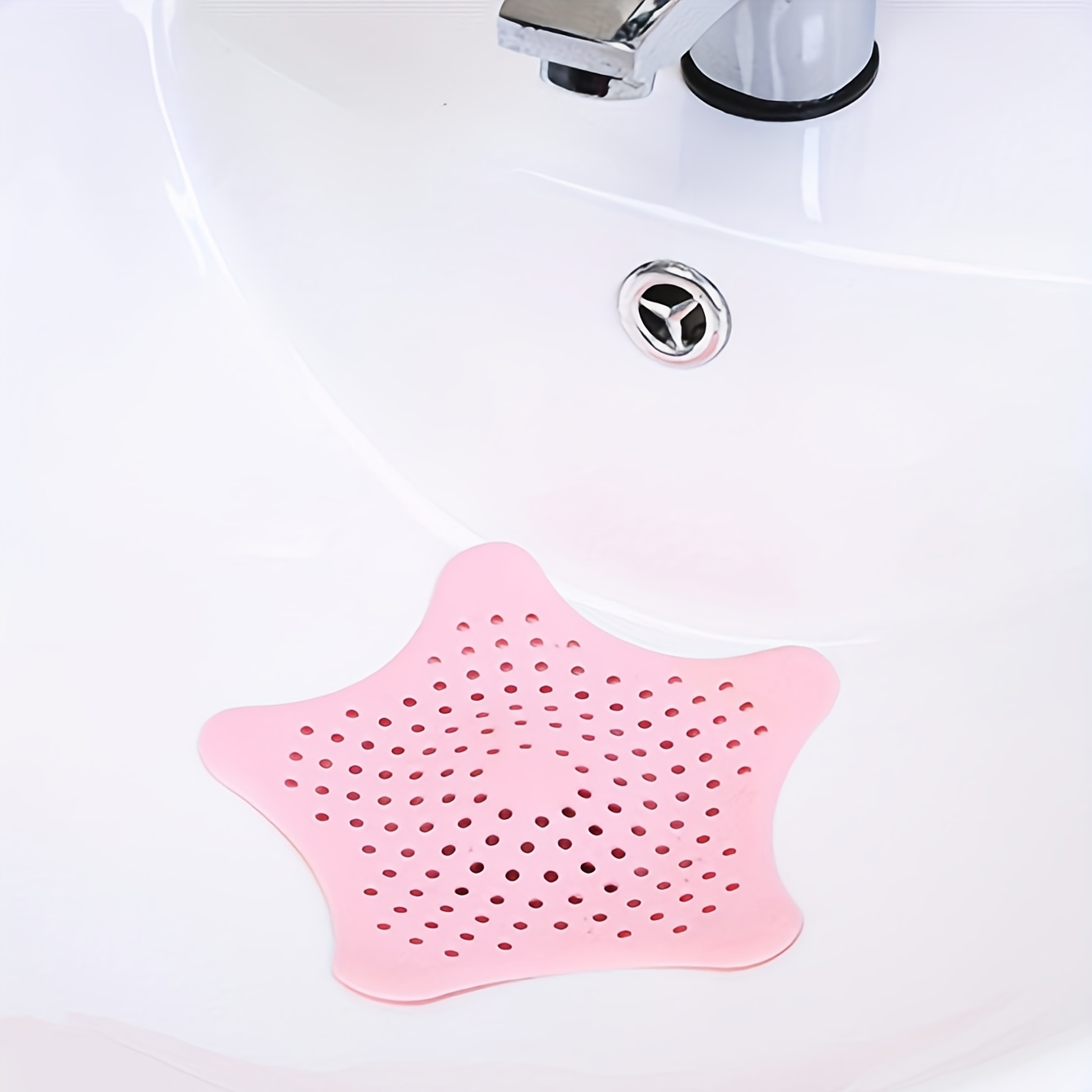 Shower Drains Cover Silicone Hair Stopper Filter Bathroom Drains Floor Sink  Stra