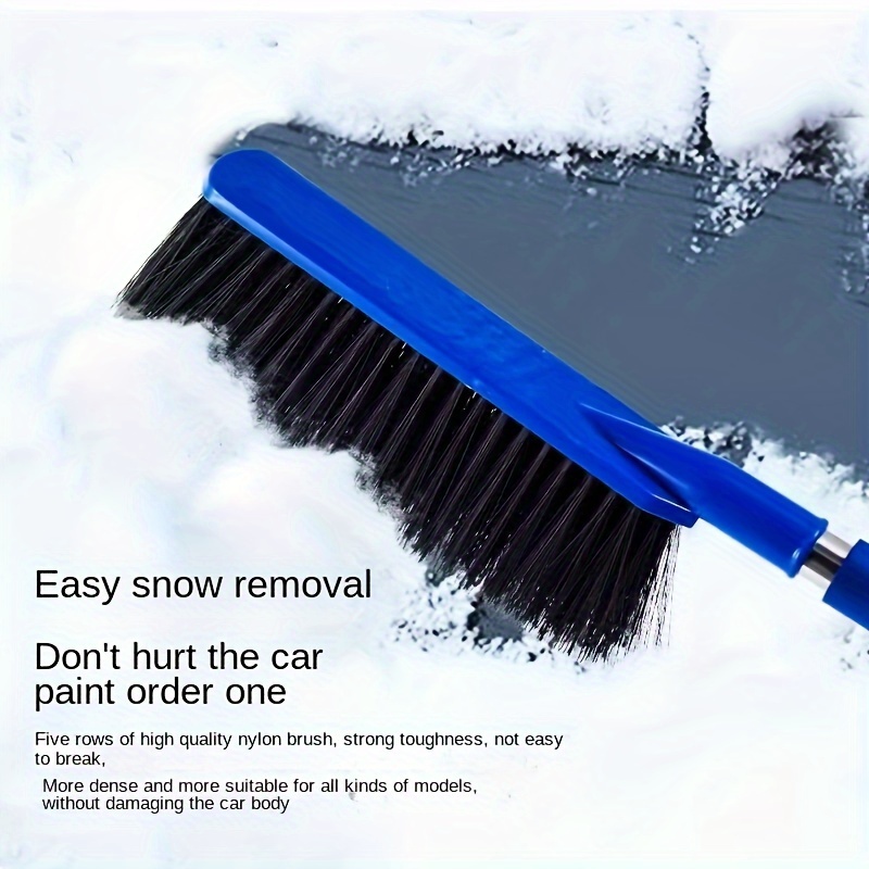 1 Snow Shovel Broom Snow Scraper Universal Ice Remover - Temu