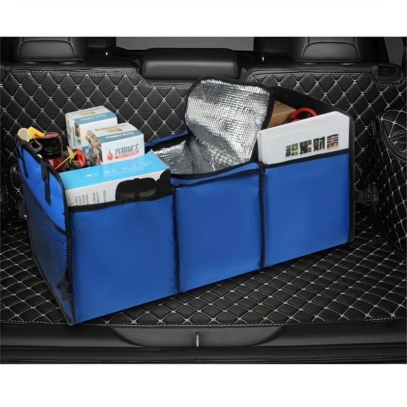 Car Trunk Storage Box Organizer Cars Tools and Equipment Groceries Felt  Cloth - AliExpress