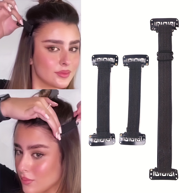 Bandeau Avec Frange Bouclée Postiche Pour Femme | Frange Plate Et Naturelle | Pour Volume Ou Cache Racines | Noir, Marron