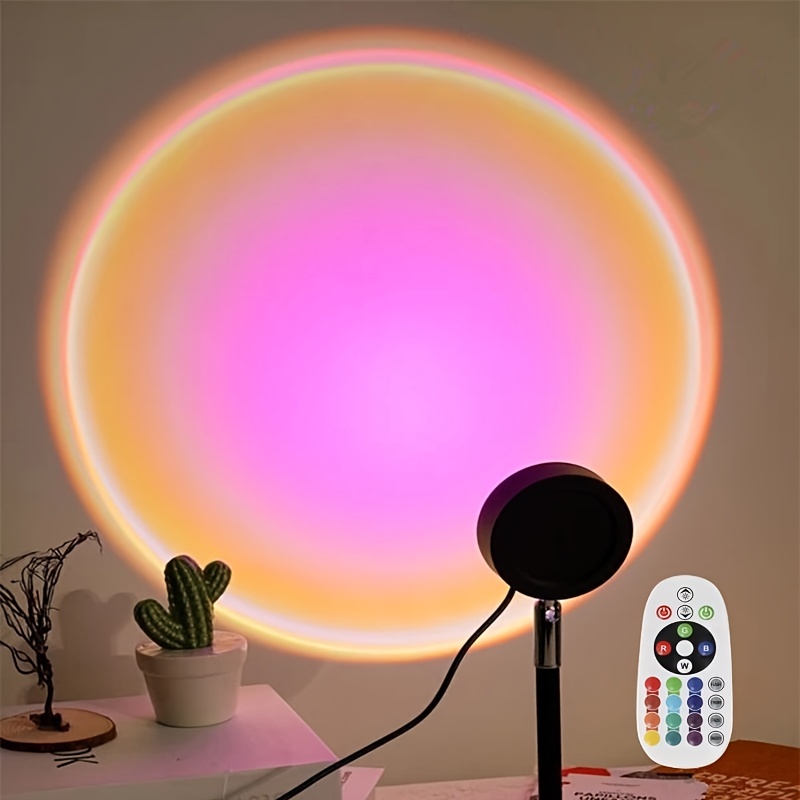 Sunset Floor Lamp Projector 16 color Changing Sunset - Temu