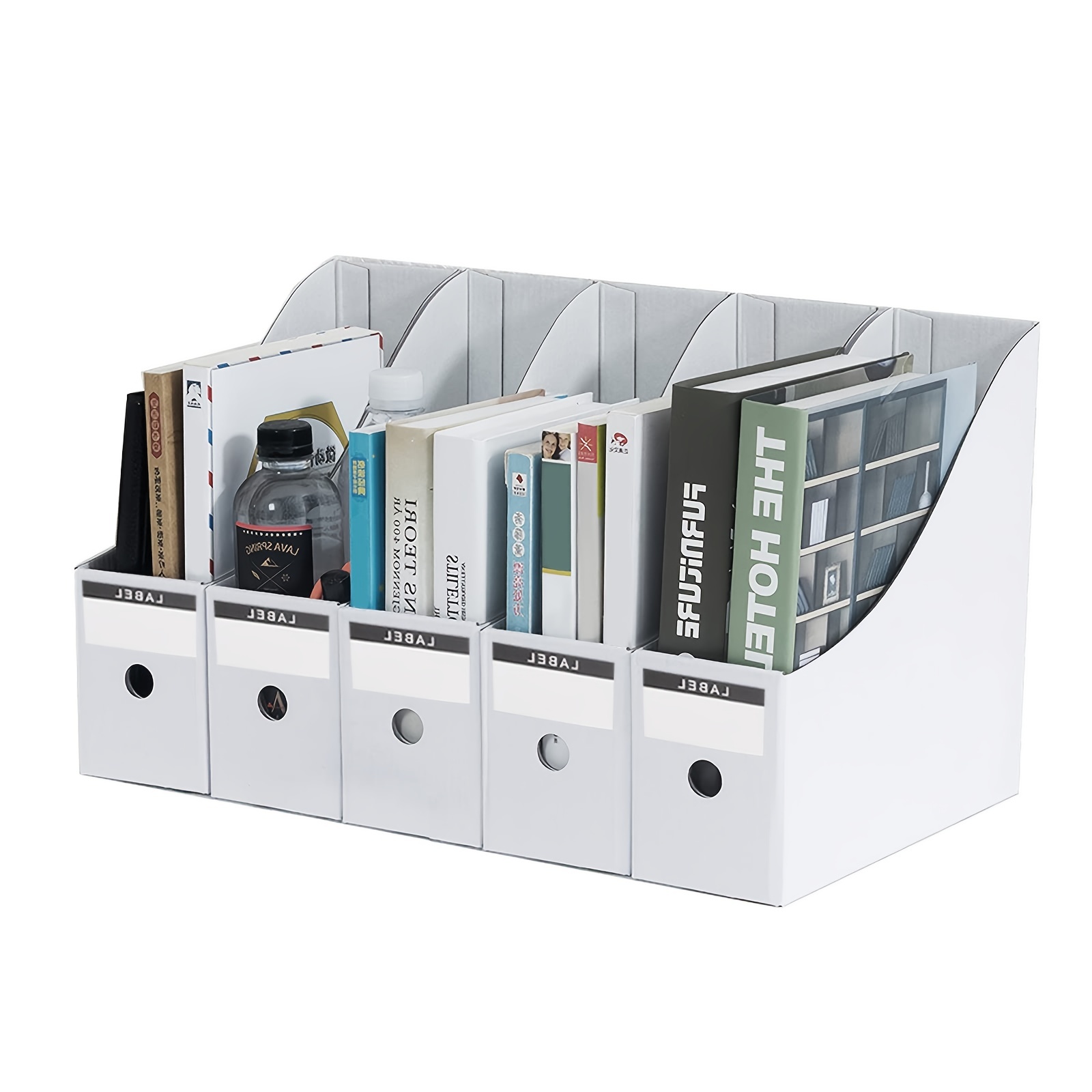 Magazine File Holder, Folder Holder, Magazine Organizer, Book Bins