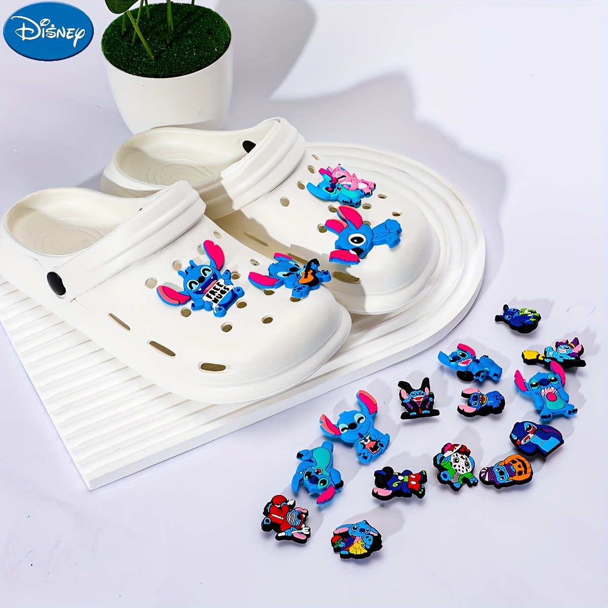 Good Quality 1-25pcs PVC Shoe Charm Mickey Minnie Donald Duck