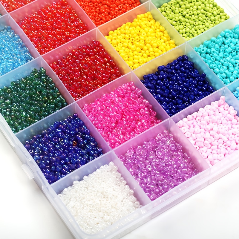 12/0 Glass Seed Beads For Jewelry Making Supplies Kit Small - Temu