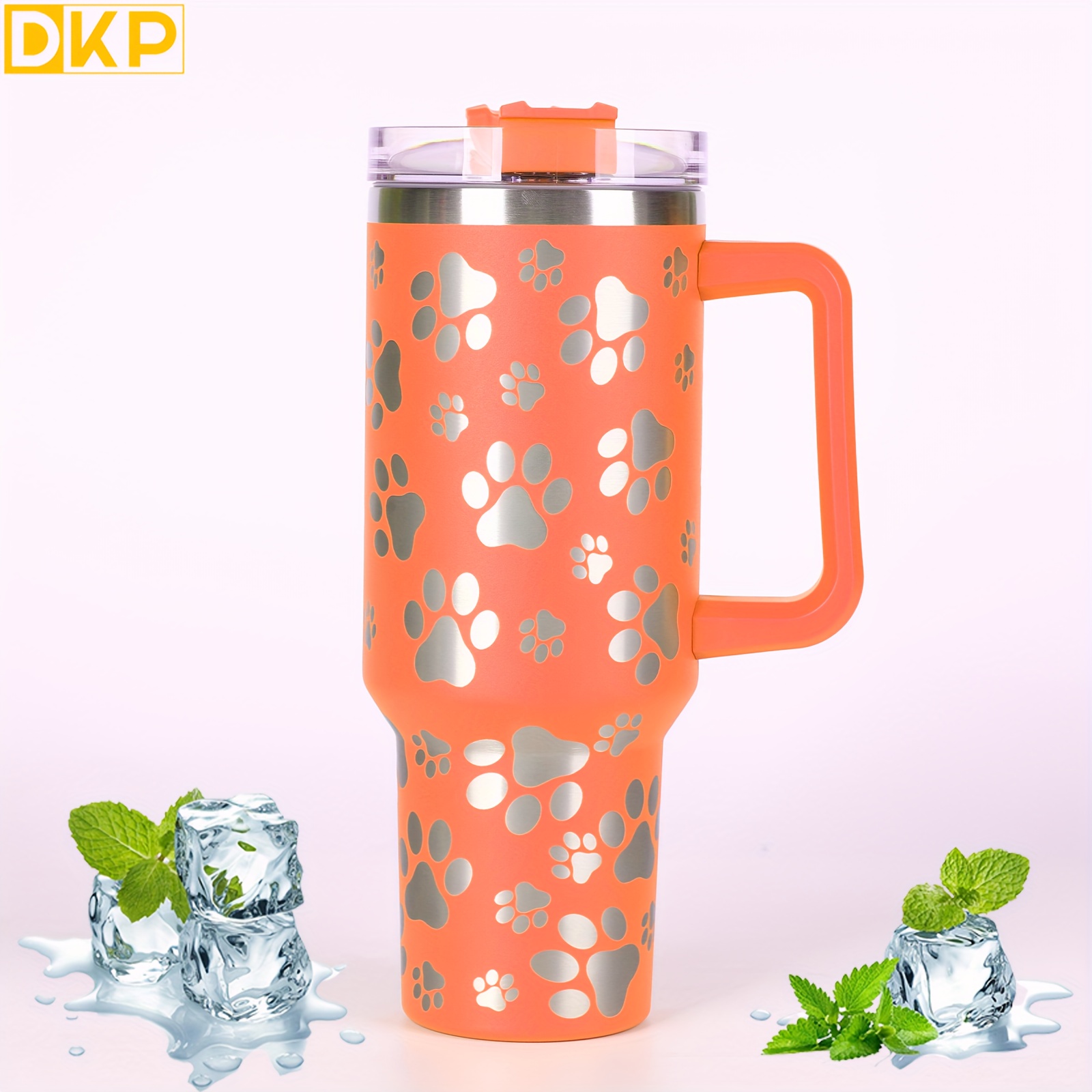 Camo Tumbler with Lid and Straw 20 oz Travel Camo Print Cup Stainless Steel  Vacuum Insulated Coffee Mug Gift for Women and Men 