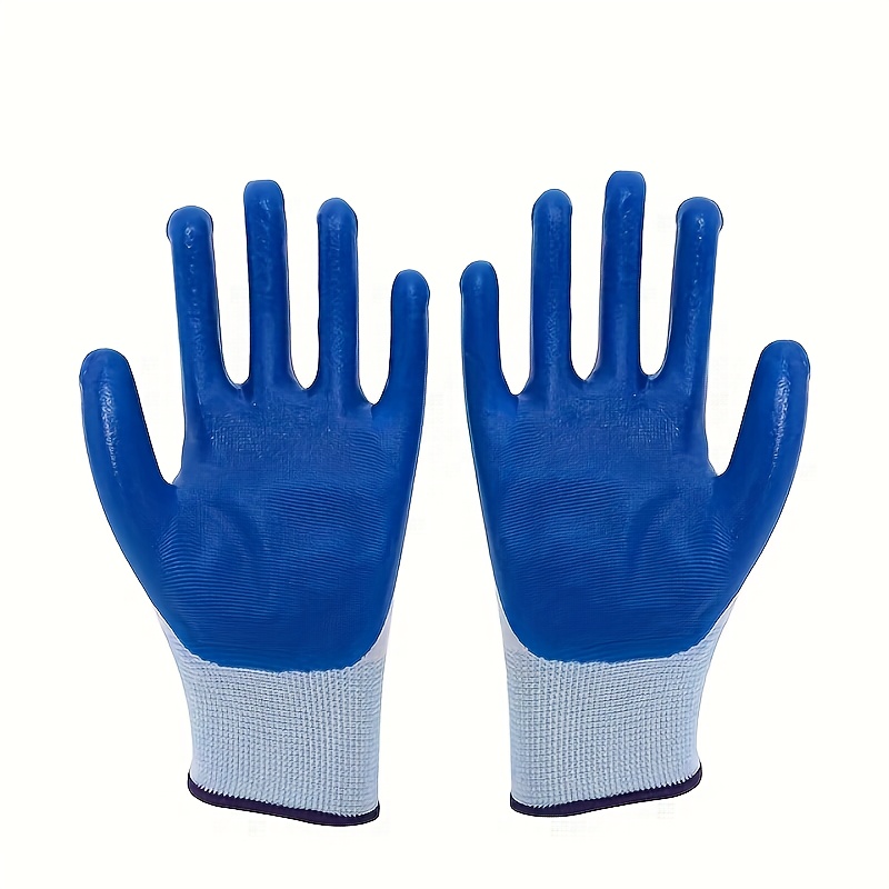 6 pares de guantes de jardinería para niños, guantes de trabajo para el  patio, guantes protectores con revestimiento de goma para niños pequeños