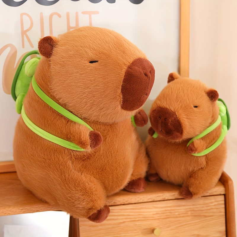 DAWRIS Jouet en Peluche Capybara de Simulation, 18cm Poupée en Peluche  Capybara Mignon Capybara Figure Peluche Peluches réalistes en Peluche  Cadeau de