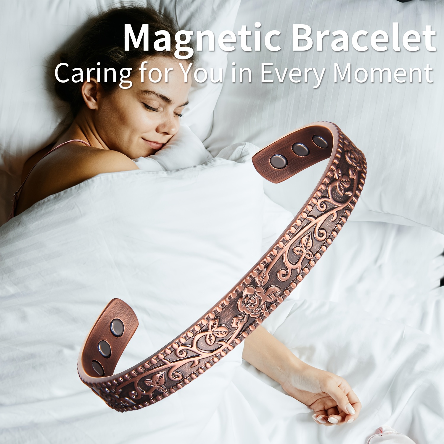 Copper Bracelet For Men Enhanced Magnetic Bracelets For Men - Temu