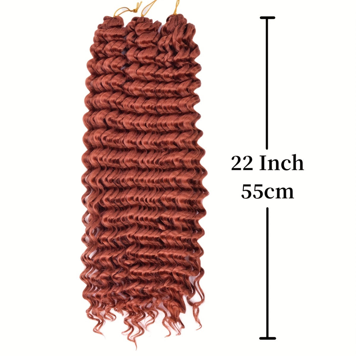 Deep Wave Crochet Hair Lungo Oceano Wave Braiding Hair - Temu Italy