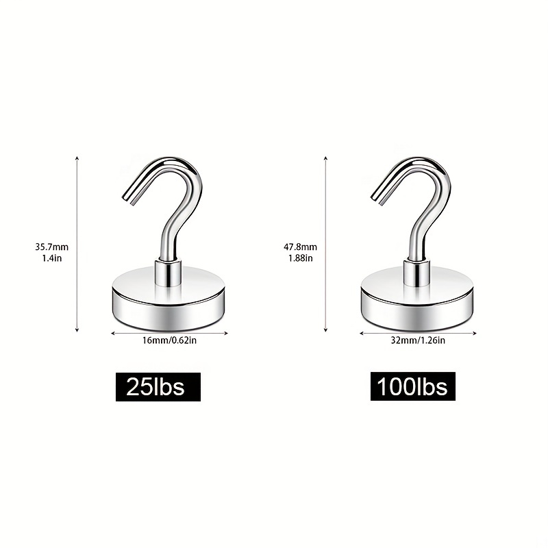  100 LBS Magnetic Hooks Heavy Duty for Cruise Cabins