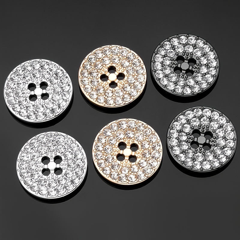 Rhinestone Buttons for Clothing Rhinestones Decorative
