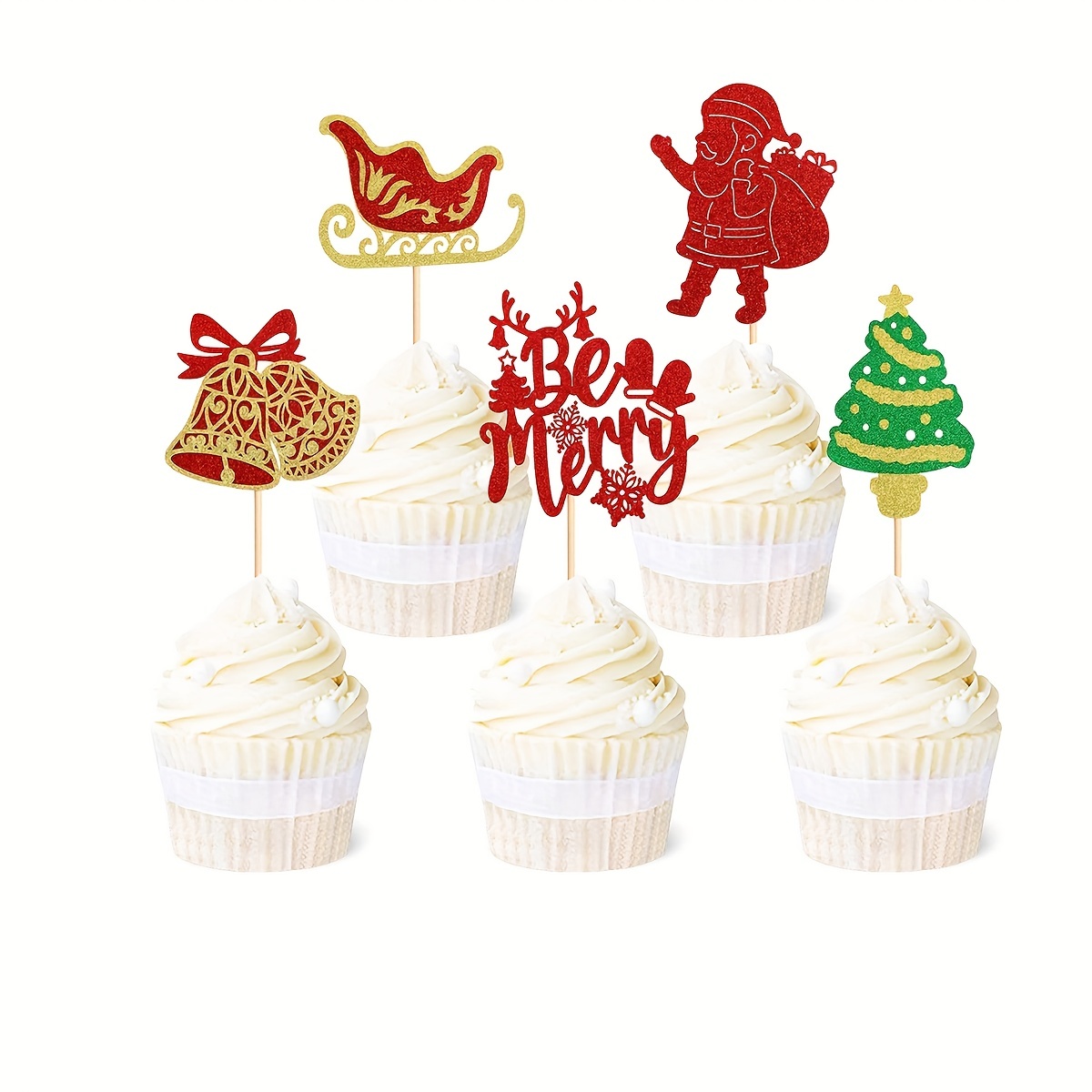 Buy Husaini Mart Multicolor Christmas Mould Jingle Bell Santaclaus Tree  Design Cake Molds Online at Best Prices in India - JioMart.