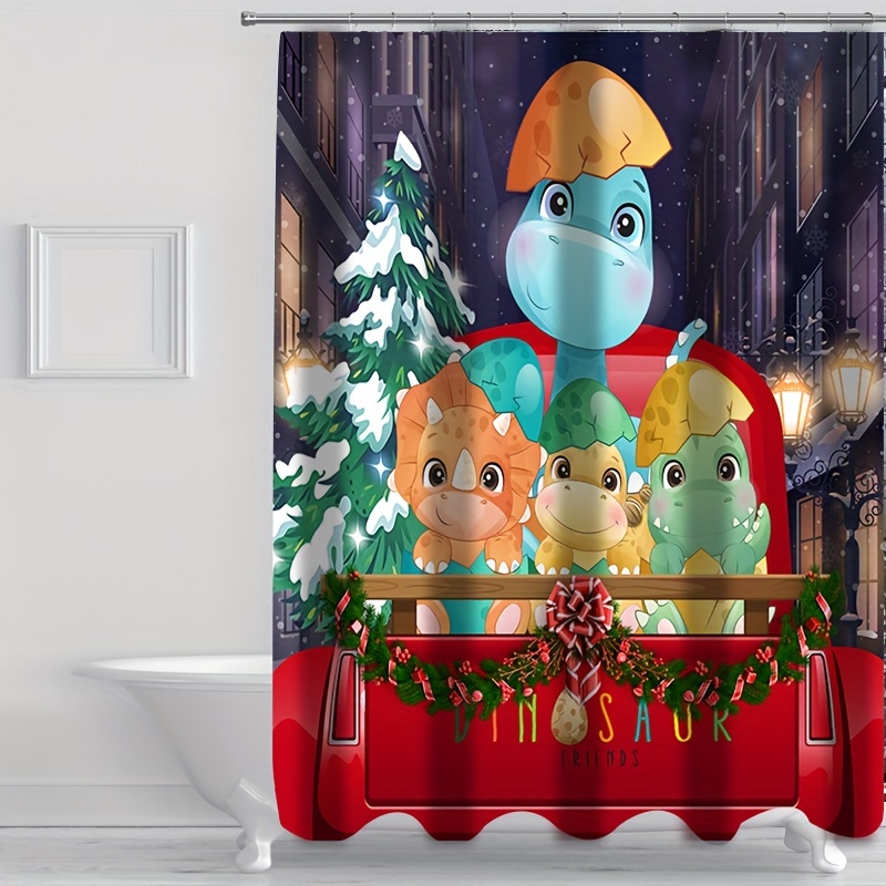 Grinch Christmas Christmas Shower Curtain for Bathroom Waterproof