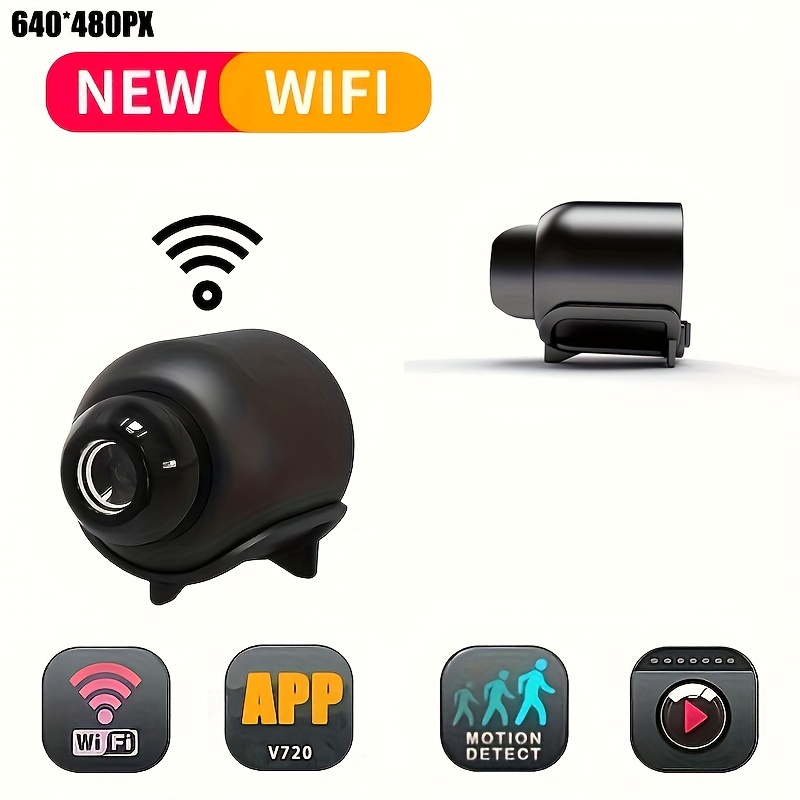 1pc 1080p Cámara Ip Mini Wifi 2.4g Cámara Cámara Vigilancia - Temu