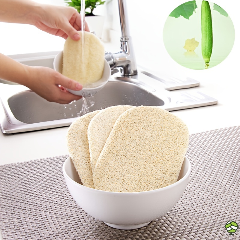 Dish Sponge Oil Free Household Cleaning For Kitchen Non-Scratch