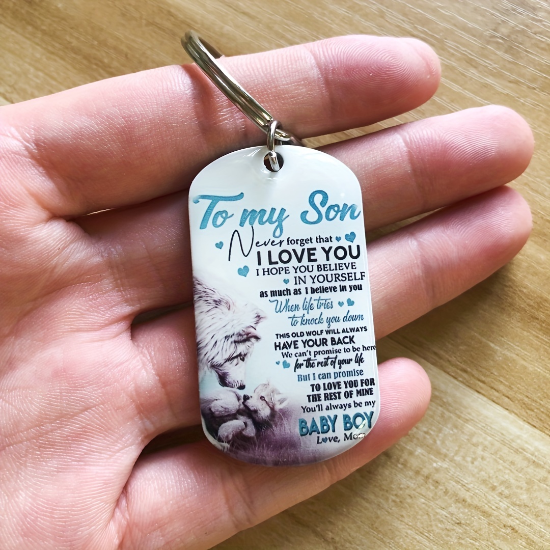 Mom of boys keychain- boy mom keychain