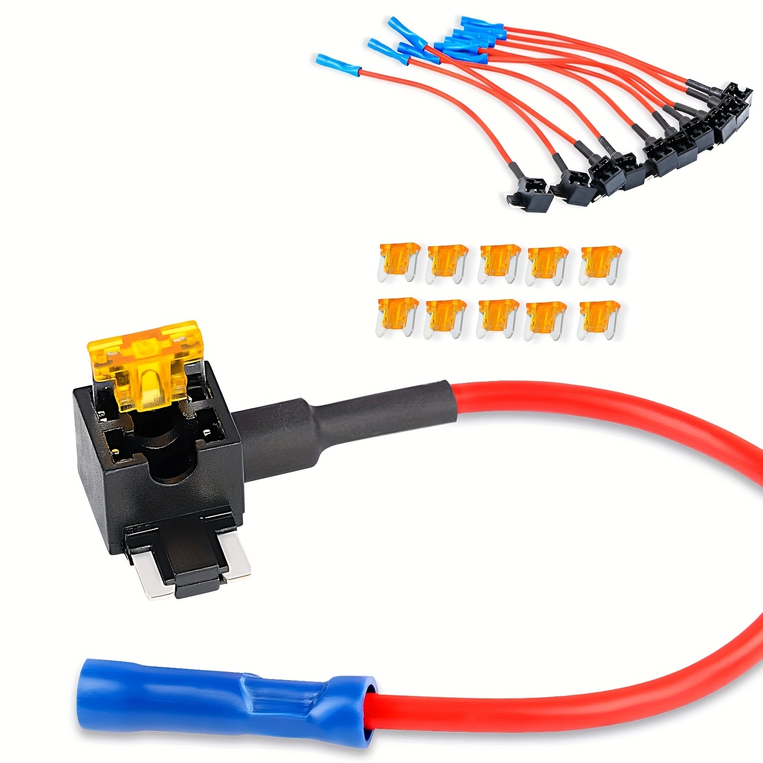 12 PCS Voiture Add-A-Circuit Porte-fusible Adaptateur Fusible de