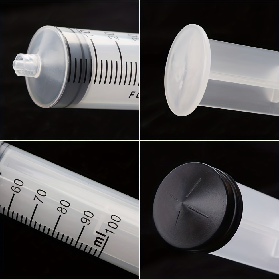 Grande seringue en plastique de 100 ml avec tubes, Liban