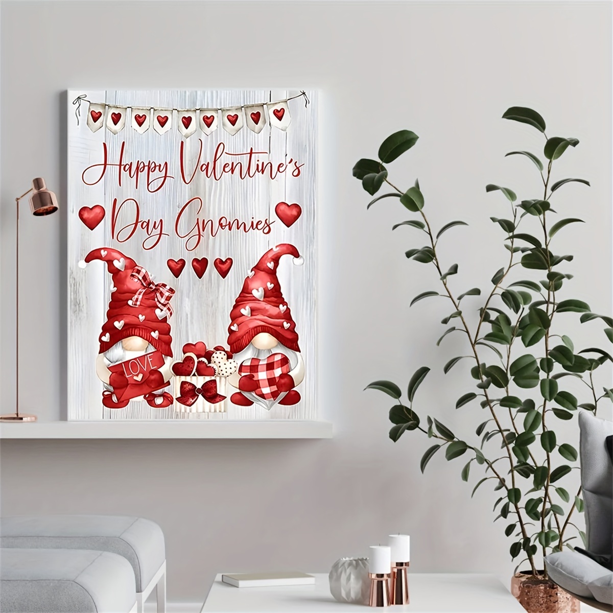 Valentines Day Gnome - Full Round - Diamond Painting(40*40cm)