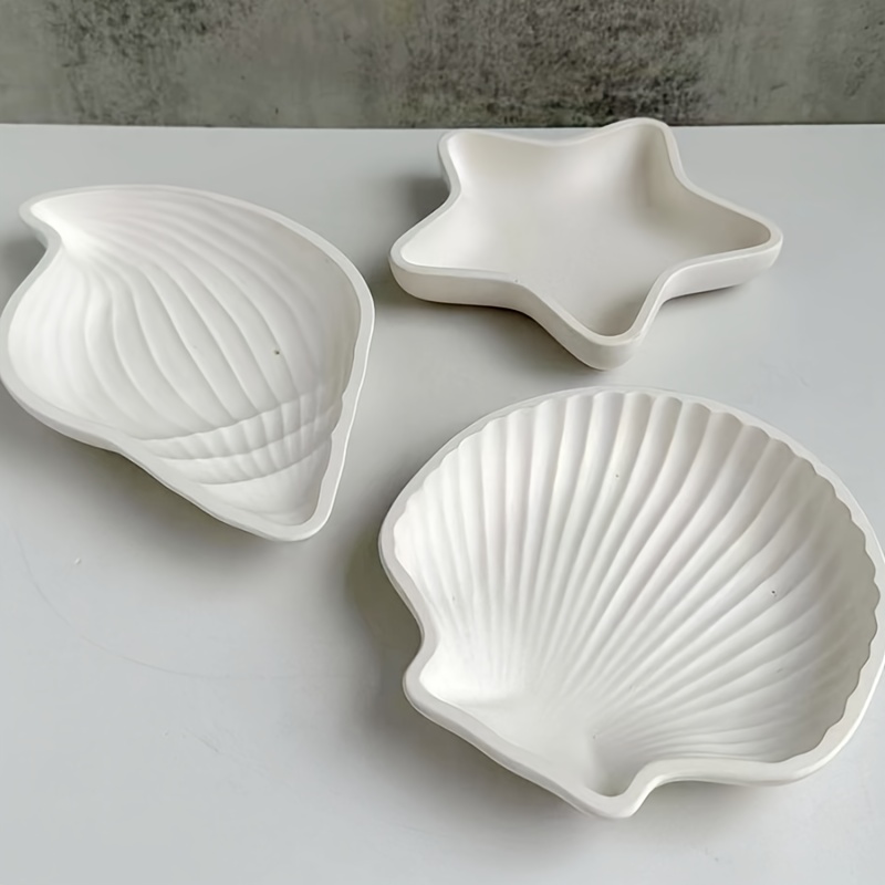 Scallop Shell Ceramic Dish